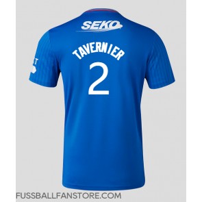 Rangers James Tavernier #2 Replik Heimtrikot 2023-24 Kurzarm